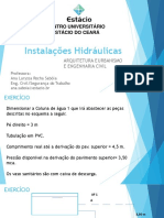 AULA 5 - Instalações Hidráulicas