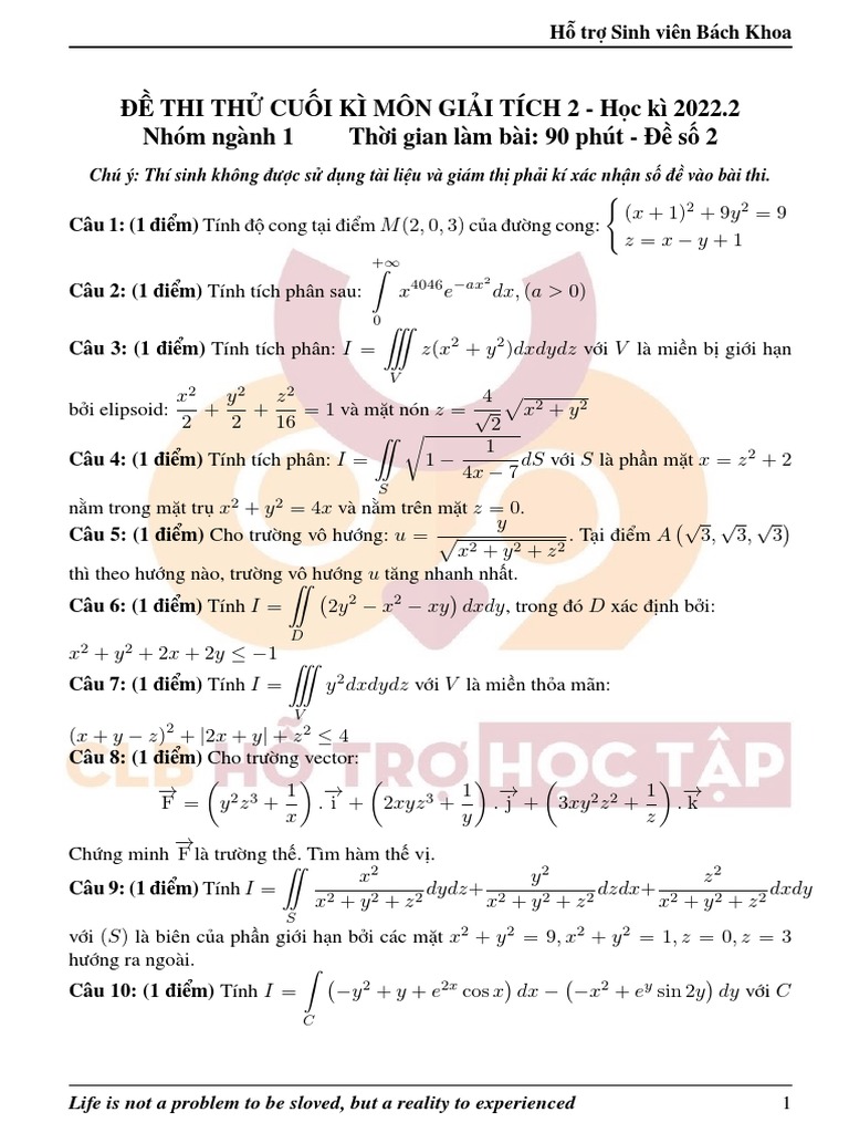 GT2-NN1-ĐỀ 2 | PDF