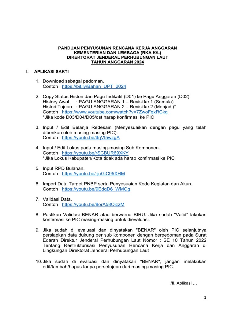 (04.08.23) UPT - Panduan Penyusunan RKAKL Pagu Anggaran TA.2024 | PDF ...