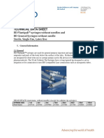 BD EU Syringes - Technical Data Sheet