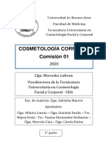 Cosmetología Corporal - Unidades 01 A 10 - 1º Cuatri 2023