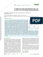 All-Inorganic Bismuth Halide Perovskite-Like Materials A Bi I and A Bi Na I (A RB and CS) For Low-Voltage Switching Resistive Memory