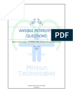 11 - Mithun Technologies-Ansible-Interview-Questions - Answers - 2021