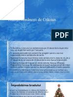 Tradiții Românești de Crăciun - Referat Clasa A 6-A