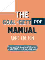 Digital Printable Goal-Getter Manual For ADHDers