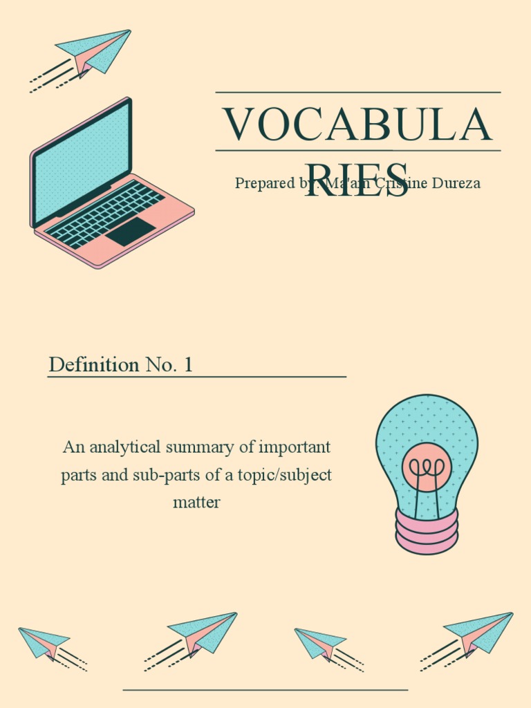 Key Definitions of Analytical Terms | PDF | Science & Mathematics