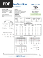 ZX10-2-20-S+ Mini - Circuits | PDF | Telecommunications