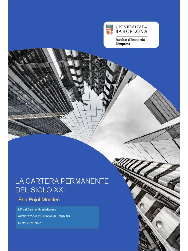 Cartera Permanente: Oro vs. Bitcoin | PDF | Portafolio (Finanzas) | Fondo  de inversion