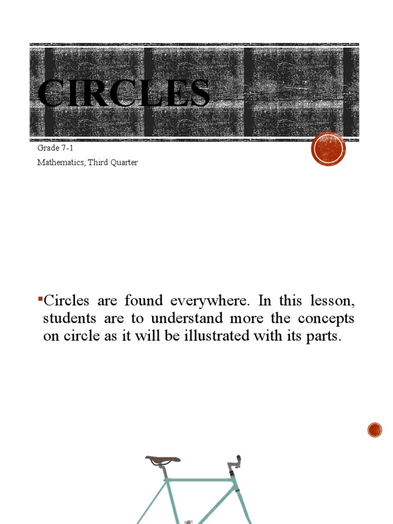 Grade 7 Circles Pdf