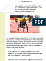 Esporte Adaptado e Dop