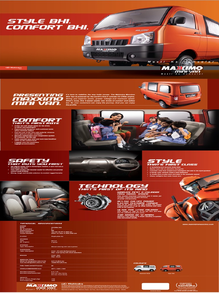 Maxximo Mini Van | PDF