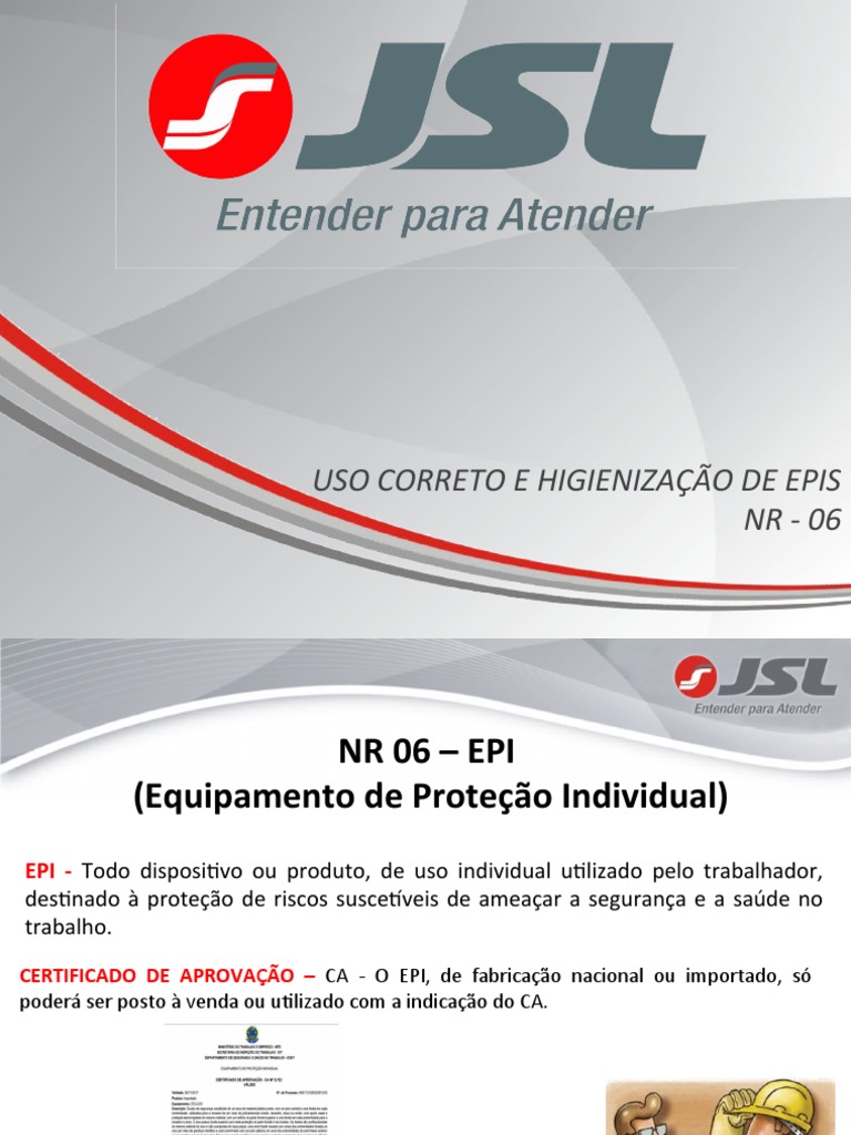 1_USO CORRETO E HIGIENIZAÇÃO DE EPIs | PDF
