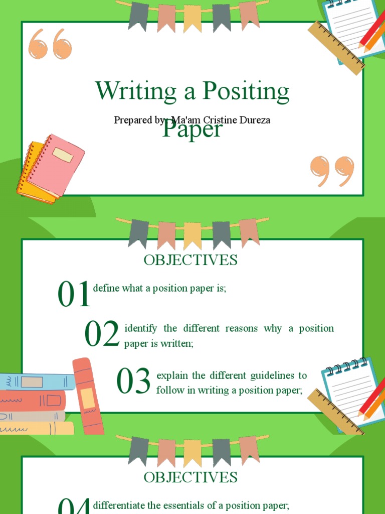 Guidelines for Writing a Position Paper | PDF | Reason | Cognitive Science