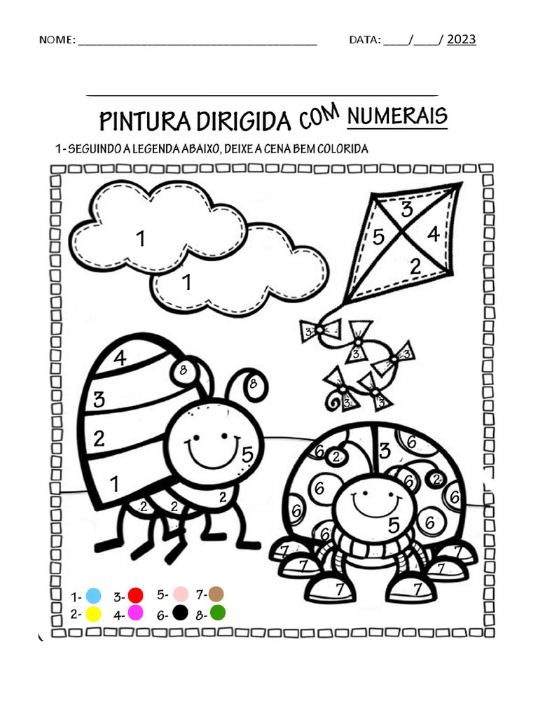 Atividade Desenho Legendado Volta As Aulas | PDF