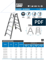 Escalera Doble Acceso - Aluminio Bull