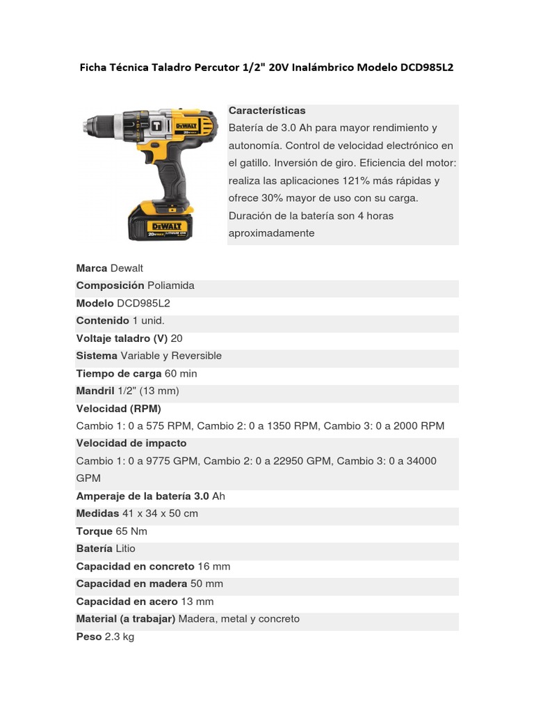 Taladro percutor DEWALT FLEXVB08J8JK9GW