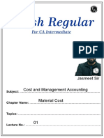 Material Cost 01 - Class Notes - Udesh Regular - Group 1