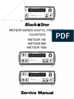 Black Star Meteor 600 Frequency Counter Service Manual