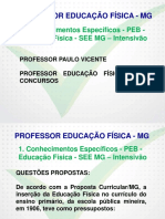 SGC See MG 2014 Peb Educacao Fisica Conhecimentos Especificos 25 A 32