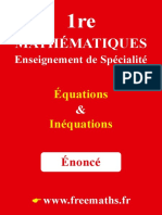 Equations A Resoudre 4 Sujet