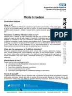 Clostridium Difficile Patient Information Leaflet