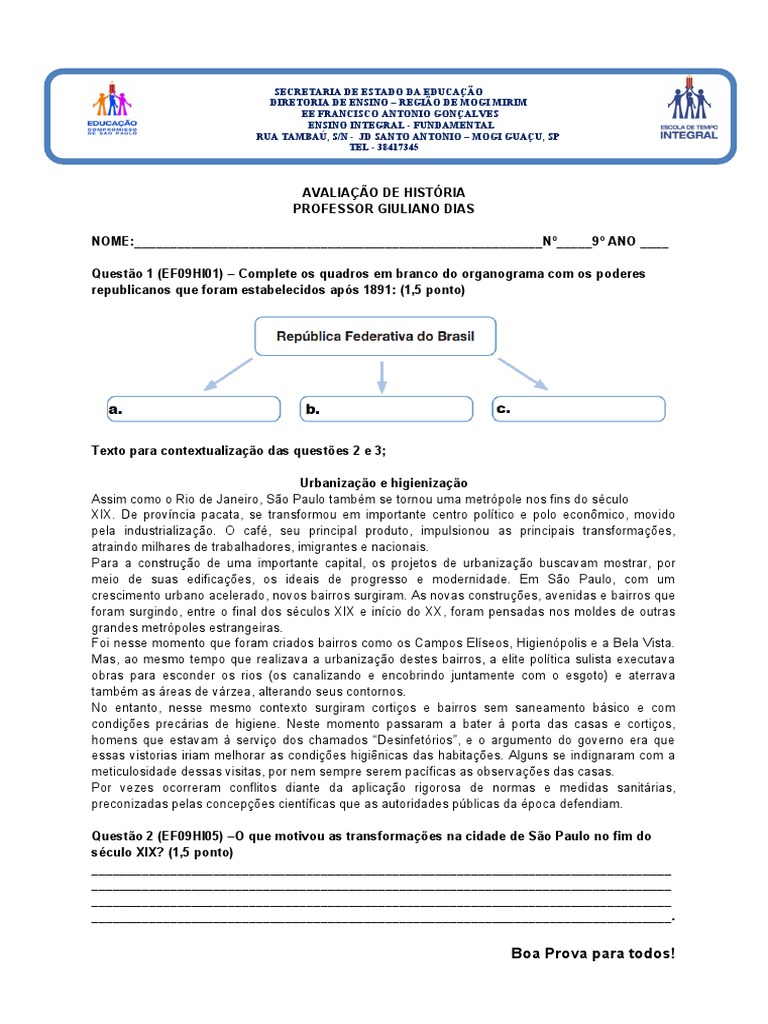 História 9º Ano Pdf Brasil