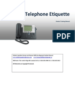 Telephone Etiquette Student Training Manual Download