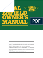 Royal Enfield Bullet 500 Owners Manual