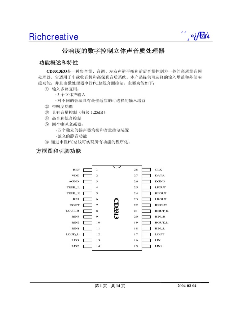 CD3313 Richcreative | PDF