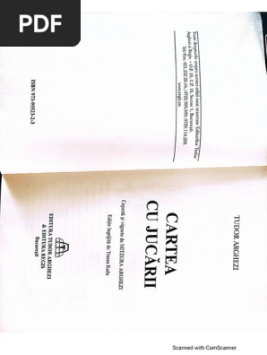 Tudor Arghezi - Cartea Cu Jucarii | PDF
