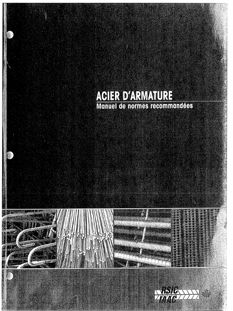 Acier d'armature Manuel des normes PDF