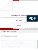 Power Series Solution