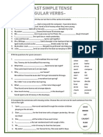 Grammar Review - Past Simple Tense Irregular Verbs