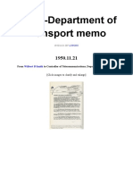 Smith-Department of Transport Memo