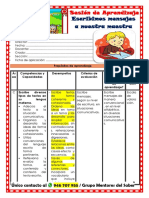 3° Sesión Día 1 Com Escribimos Mensajes A Nuestra Maestra Unidad 5 Semana 2