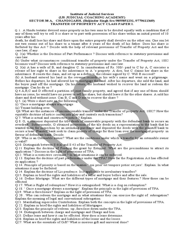 Real Property Act Trinidad