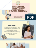 Redes Locales, Innovación y Política Regional.