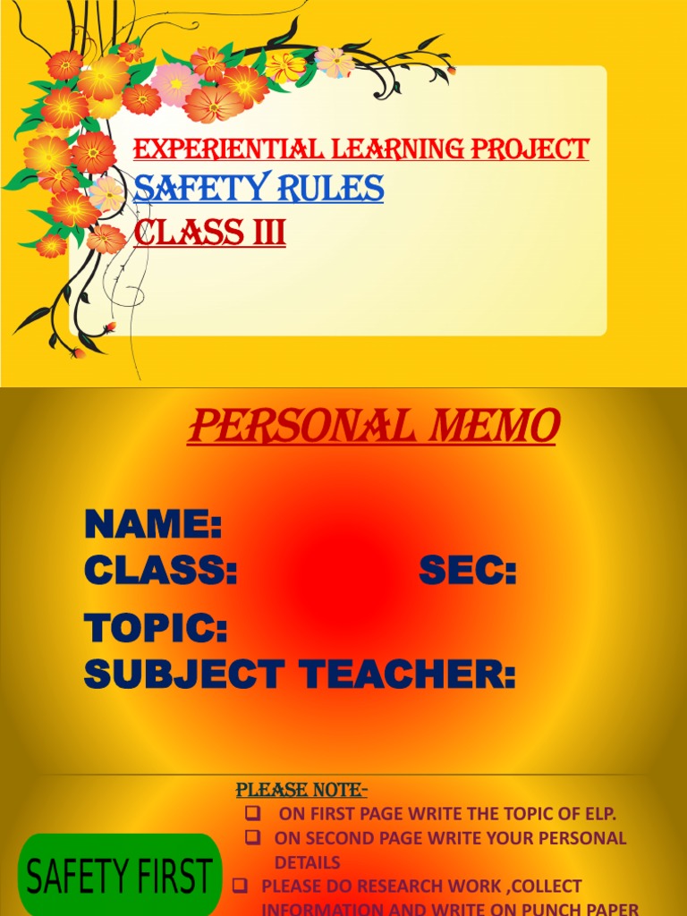 Experiential Learning on Safety Rules | PDF