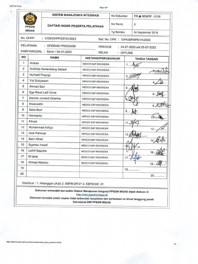 DHPP Operasi Produksi Medco 2425 Juli 2023 0001 PDF