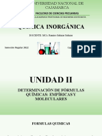 Determinacion de Formulas Quimicas y Moleculares