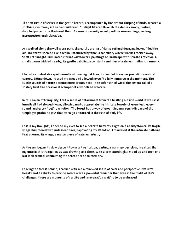 The Soft Rustle of Leaves in The Gentle Breeze PDF