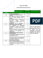 Lista Verificación - Auditoría - ISO14001 - 2015