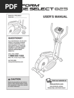 Download ProForm 825 by Jeffrey Osborne SN66399596 doc pdf