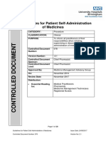 578 Guidelines For Patient Self Administration of Medicines V3 August 2017