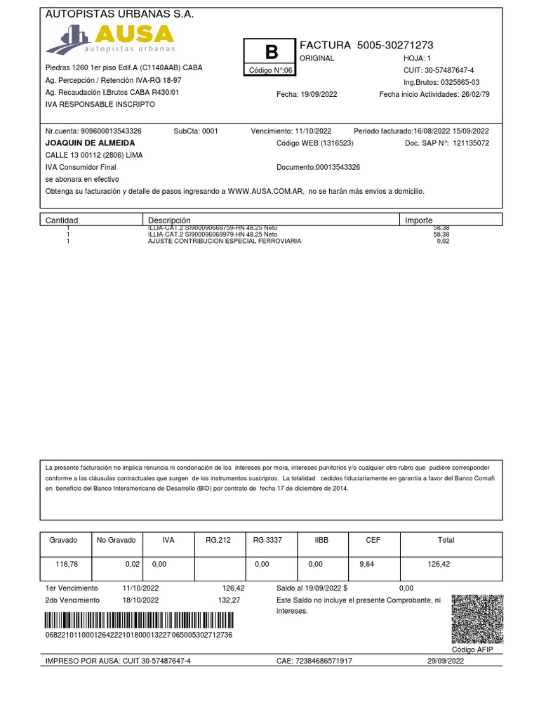 Consulta Comprobantes