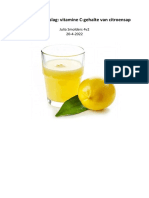 Biologie Citroensap Vitamine C