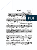 Partitura de "Perfidia", de Alberto Domínguez.