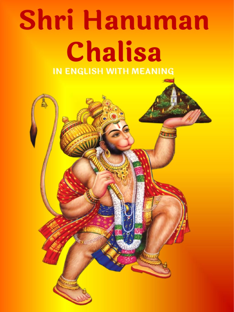 Hanuman Chalisa: English Lyrics & Meaning | PDF | Rama | Indian Religions — free download