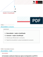 Temas 2.1 e 2.2 - Necessidades e Consumo - Noção e Classificação