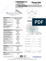 Fichas Tecnicas Pan Led 45w